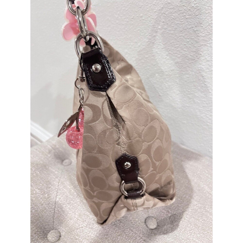 Coach Signature C Monogram Shoulder Bag - Picture 3 of 11